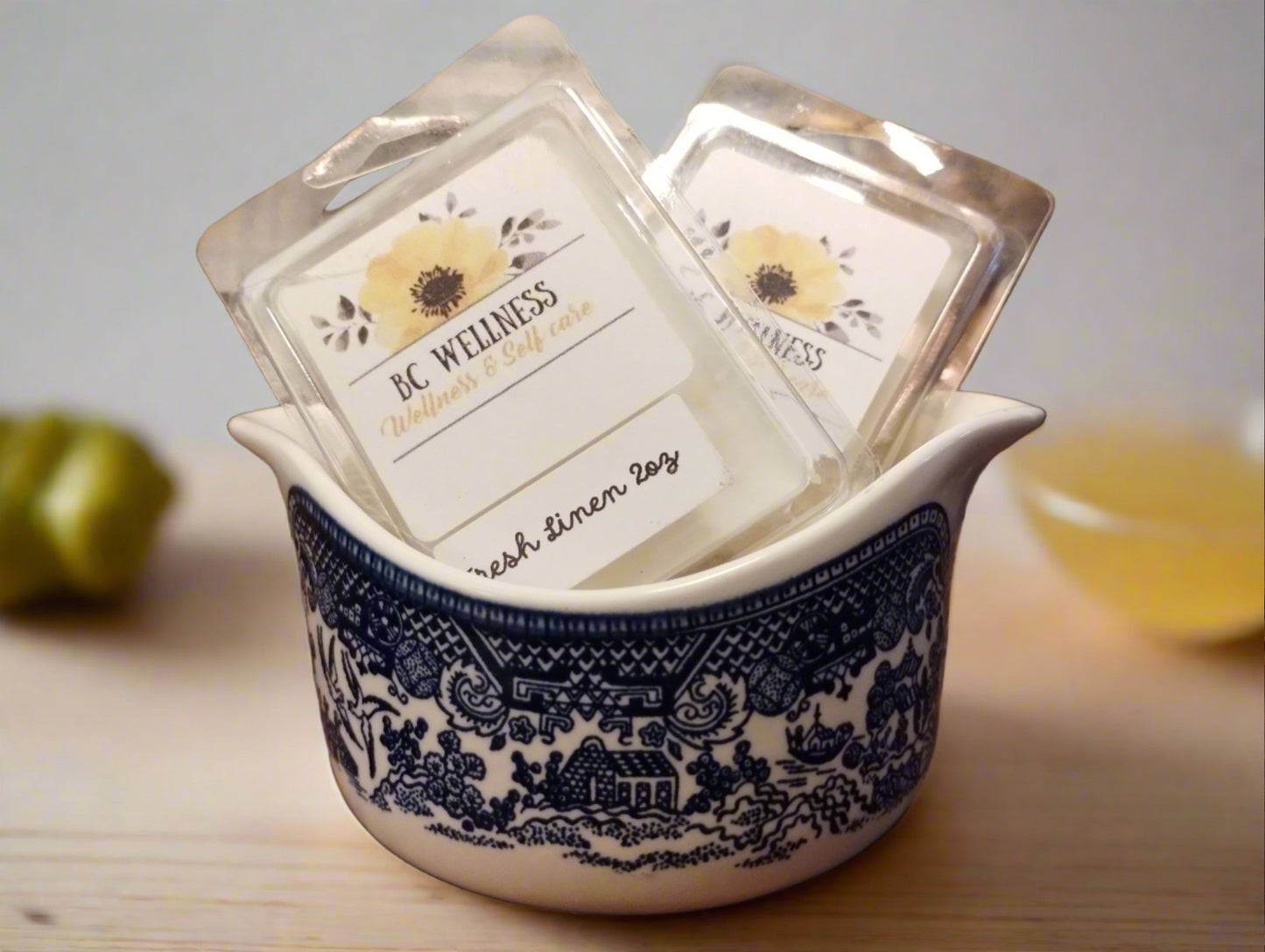 Soy waxes are a great option if you are looking for a candle wax that is natural, comes from a renewable source, non-toxic, clean-burning, and helps support the American farmer. Base notes of vetiver, cedar, and musk support mid notes of lily of the valley and rose topped off with the scent of bergamot, leafy greens, and ozone accord. Made with Soy Wax Blend.