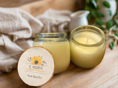 Soy waxes are a great option if you are looking for a candle wax that is natural, comes from a renewable source, non-toxic, clean-burning, and helps support the American farmer.&nbsp;Base notes of vetiver, cedar, and musk support mid notes of lily of the valley and rose topped off with the scent of bergamot, leafy greens, and ozone accord.