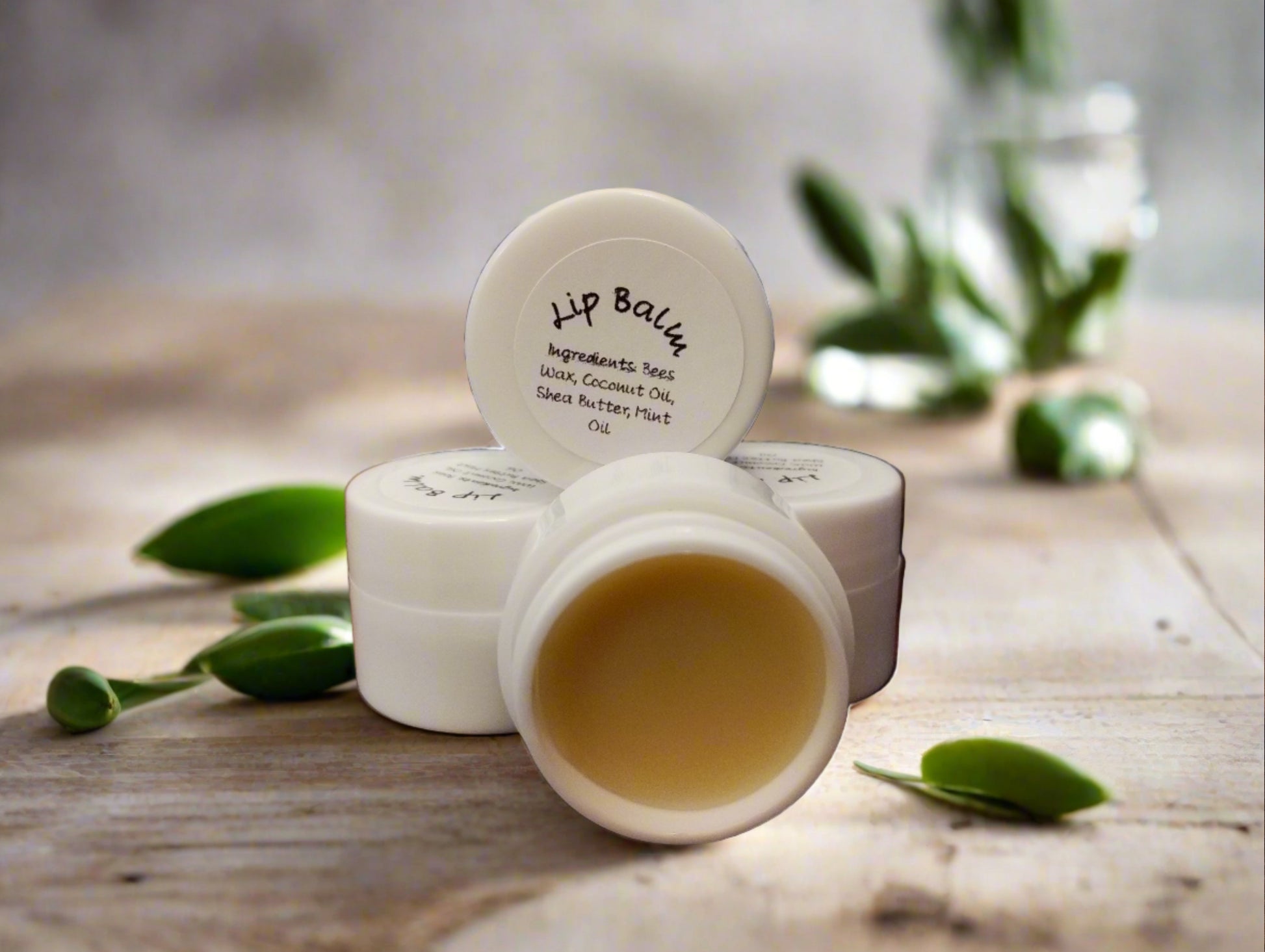 An all natural Lip Balm. With an over abundance of moisturizing essentials, this combination of Bee's Wax, Shea Butter, Coconut Oil, with a splash of Peppermint Essential Oil is a great way to moisturize your lips.